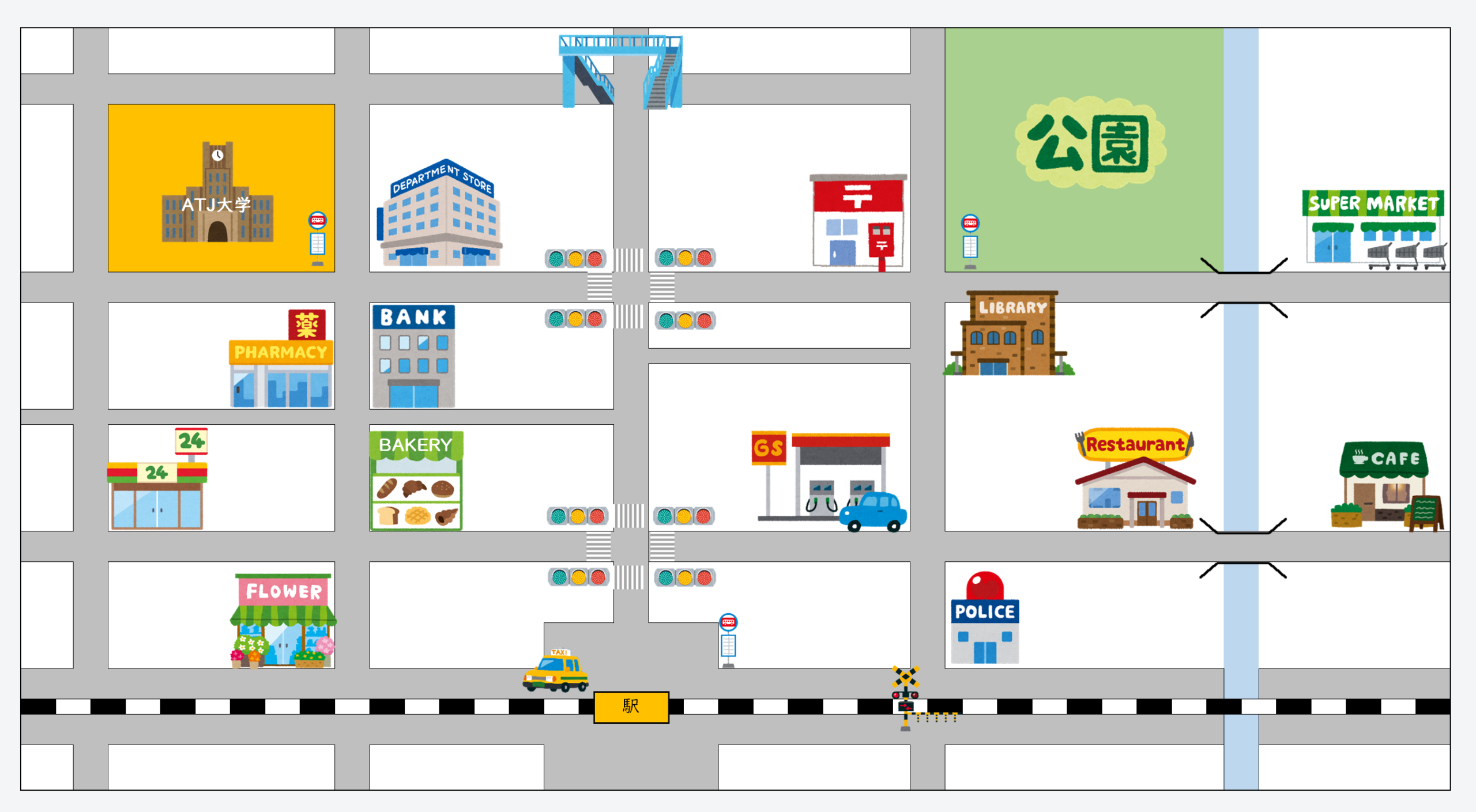 日文線上自學網站 | 【単語】道を教える（指路相關的日文）